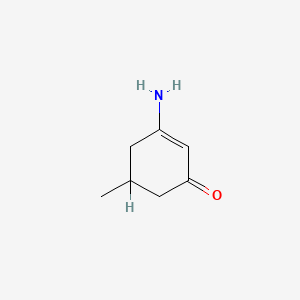 molecular formula C7H11NO B1274145 3-Amino-5-methylcyclohex-2-en-1-one CAS No. 54398-84-4