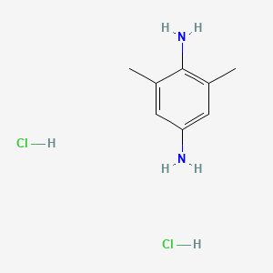 molecular formula C8H14Cl2N2 B1274148 2,6-Dimethylbenzene-1,4-diamine dihydrochloride CAS No. 56496-89-0