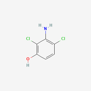molecular formula C6H5Cl2NO B1274150 3-Amino-2,4-dichlorophenol CAS No. 61693-42-3