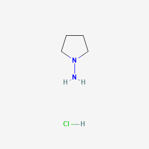 molecular formula C4H11ClN2 B1274152 Pyrrolidin-1-amine hydrochloride CAS No. 63234-71-9