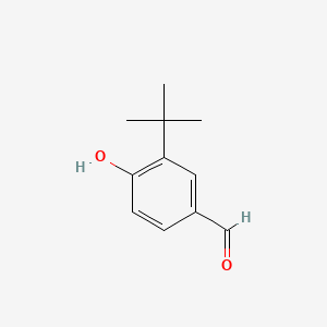 molecular formula C11H14O2 B1274156 3-(tert-Butyl)-4-hydroxybenzaldehyde CAS No. 65678-11-7