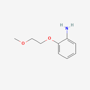 molecular formula C9H13NO2 B1274159 2-(2-Methoxyethoxy)aniline CAS No. 72806-66-7