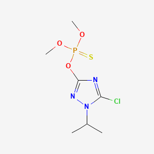 molecular formula C7H13ClN3O3PS B12741639 Isazophos-methyl CAS No. 42509-83-1