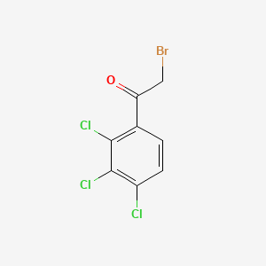 molecular formula C8H4BrCl3O B1274164 2-Bromo-1-(2,3,4-trichlorophenyl)ethanone CAS No. 79779-66-1