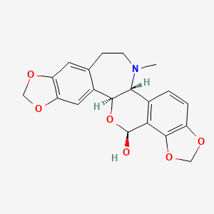molecular formula C20H19NO6 B12741738 Rheagenine CAS No. 5574-77-6