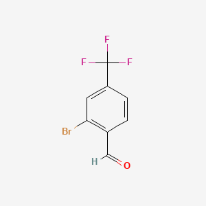 molecular formula C8H4BrF3O B1274176 2-Bromo-4-(trifluoromethyl)benzaldehyde CAS No. 85118-24-7