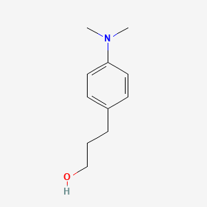 molecular formula C11H17NO B1274178 3-(p-(Dimethylamino)phenyl)propanol CAS No. 85665-76-5