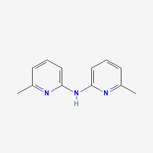 molecular formula C12H13N3 B1274179 6-Methyl-N-(6-methyl-2-pyridyl)pyridin-2-amine CAS No. 85895-80-3