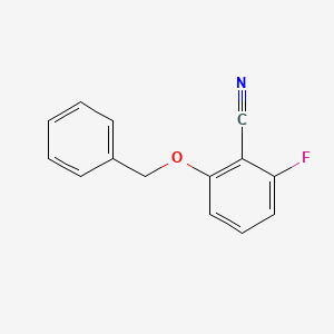 molecular formula C14H10FNO B1274185 2-Benzyloxy-6-fluorobenzonitrile CAS No. 94088-45-6