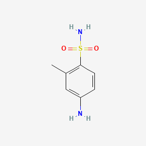 molecular formula C7H10N2O2S B1274187 5-Aminotoluene-2-sulphonamide CAS No. 94109-57-6