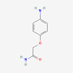 molecular formula C8H10N2O2 B1274188 2-(4-Aminophenoxy)acetamide CAS No. 58232-55-6