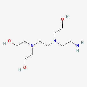 molecular formula C10H25N3O3 B12741920 2,2'-((2-((2-Aminoethyl)(2-hydroxyethyl)amino)ethyl)imino)bisethanol CAS No. 84083-24-9