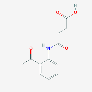 4-[(2-Acetylphenyl)amino]-4-oxobutanoic acid
