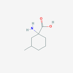molecular formula C8H15NO2 B1274195 1-氨基-3-甲基环己烷甲酸 CAS No. 55550-84-0