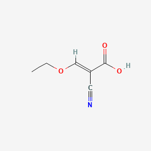 molecular formula C6H7NO3 B1274207 2-Cyano-3-ethoxyacrylic acid CAS No. 71648-24-3