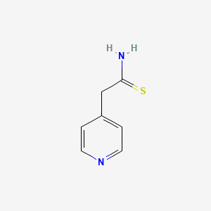molecular formula C7H8N2S B1274208 4-Pyridineethanethioamide CAS No. 5451-38-7