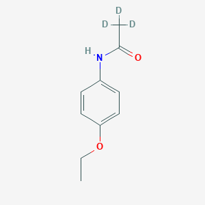 molecular formula C10H13NO2 B127421 2,2,2-Trideuterio-N-(4-ethoxyphenyl)acetamide CAS No. 60902-27-4