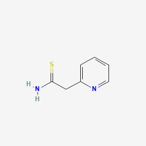 molecular formula C7H8N2S B1274212 2-(Pyridin-2-yl)ethanethioamide CAS No. 26414-86-8