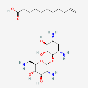 molecular formula C23H46N4O8 B12742158 Neomycin undecylenate CAS No. 1406-04-8