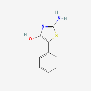 molecular formula C9H8N2OS B1274217 2-氨基-5-苯基-1,3-噻唑-4-醇 CAS No. 98879-58-4