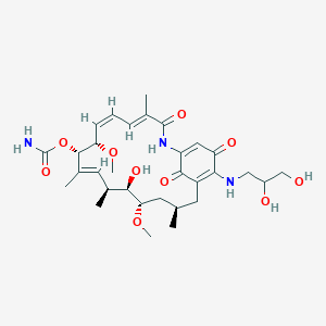 molecular formula C31H45N3O10 B12742192 17Aag metabolite M5 CAS No. 169521-73-7