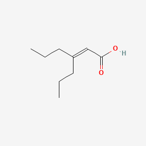 molecular formula C9H16O2 B1274221 3-丙基己-2-烯酸 CAS No. 59117-27-0