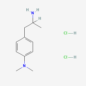 molecular formula C11H20Cl2N2 B1274225 4-(2-aminopropyl)-N,N-dimethylaniline dihydrochloride CAS No. 55875-55-3