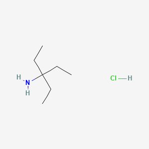 molecular formula C7H18ClN B1274227 3-ethylpentan-3-amine hydrochloride CAS No. 56065-46-4