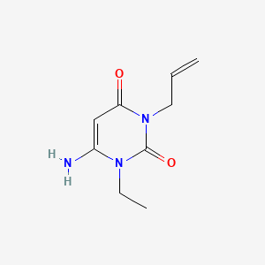 molecular formula C9H13N3O2 B1274238 3-Allyl-6-amino-1-ethyluracil CAS No. 72361-29-6