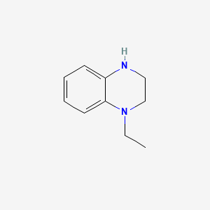 molecular formula C10H14N2 B1274242 1-Ethyl-1,2,3,4-tetrahydroquinoxaline CAS No. 73855-46-6