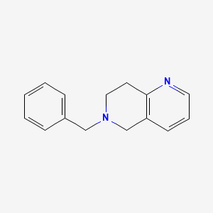 molecular formula C15H16N2 B1274244 6-Benzyl-5,6,7,8-tetrahydro-1,6-naphthyridine CAS No. 75510-02-0