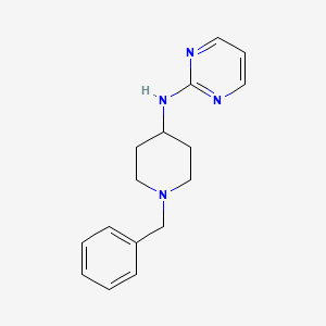 molecular formula C16H20N4 B1274245 N-(1-benzylpiperidin-4-yl)pyrimidin-2-amine CAS No. 76167-42-5