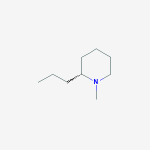 molecular formula C9H19N B12742463 Methylconiine, (R)- CAS No. 6032-02-6