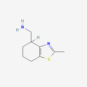 (2-Methyl-4,5,6,7-tetrahydro-1,3-benzothiazol-4-yl)methanamine