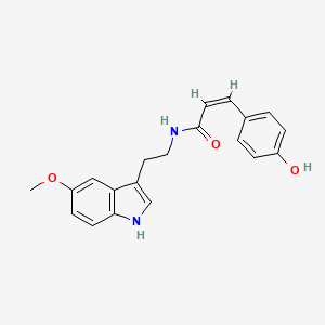 molecular formula C20H20N2O3 B12742484 Centcyamine, (Z)- CAS No. 365540-94-9