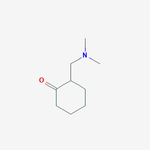 molecular formula C9H17NO B127425 2-((二甲氨基)甲基)环己酮 CAS No. 15409-60-6