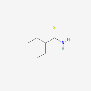 molecular formula C6H13NS B1274252 2-Ethylbutanethioamide CAS No. 98278-52-5