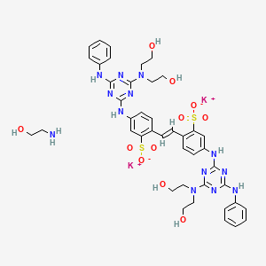 molecular formula C42H49K2N13O11S2 B12742553 Einecs 285-880-6 CAS No. 85153-98-6