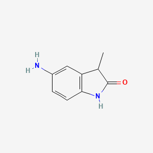 molecular formula C9H10N2O B1274256 5-Amino-3-methylindolin-2-one CAS No. 159212-53-0