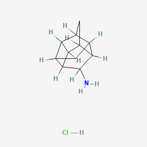 molecular formula C11H16ClN B1274257 8-Aminopentacyclo(5.4.0.0(sup 2,6).0(sup 3,10).0(sup 5,9))undecane hydrochloride CAS No. 136375-78-5