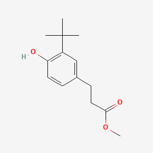 molecular formula C14H20O3 B1274264 Methyl 3-(3-(tert-butyl)-4-hydroxyphenyl)propanoate CAS No. 36837-50-0