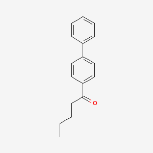 molecular formula C17H18O B1274269 1-([1,1'-Biphenyl]-4-yl)pentan-1-one CAS No. 42916-73-4