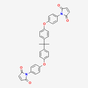 molecular formula C35H26N2O6 B1274272 2,2-Bis[4-(4-maleimidophenoxy)phenyl]propane CAS No. 79922-55-7