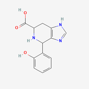 4-(2-hydroxyphenyl)-4,5,6,7-tetrahydro-1H-imidazo[4,5-c]pyridine-6-carboxylic acid