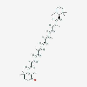 molecular formula C40H54O B12742812 Phoenicopterone CAS No. 3297-23-2