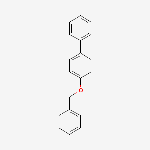 molecular formula C19H16O B1274286 4-Benzyloxy-biphenyl CAS No. 84954-30-3