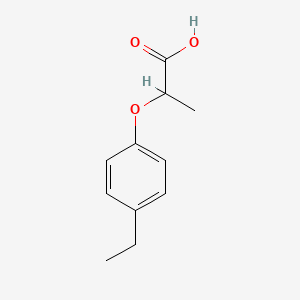 molecular formula C11H14O3 B1274287 2-(4-Ethylphenoxy)propanoic acid CAS No. 99761-31-6
