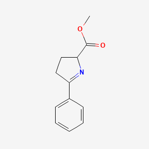 methyl 5-phenyl-3,4-dihydro-2H-pyrrole-2-carboxylate