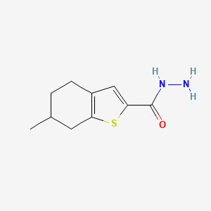 6-Methyl-4,5,6,7-tetrahydro-1-benzothiophene-2-carbohydrazide