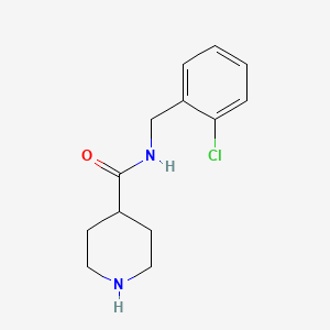 N-(2-chlorobenzyl)piperidine-4-carboxamide